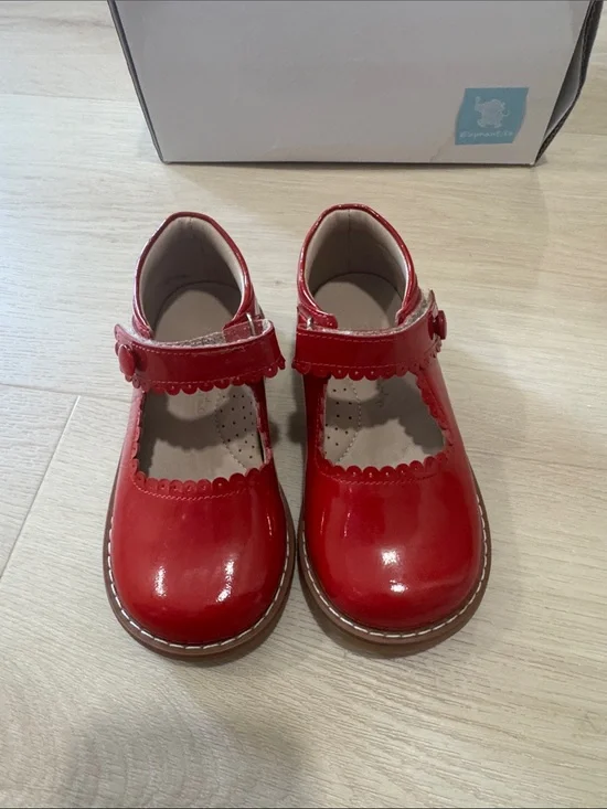Red Patent Mary Jane Kids Shoes