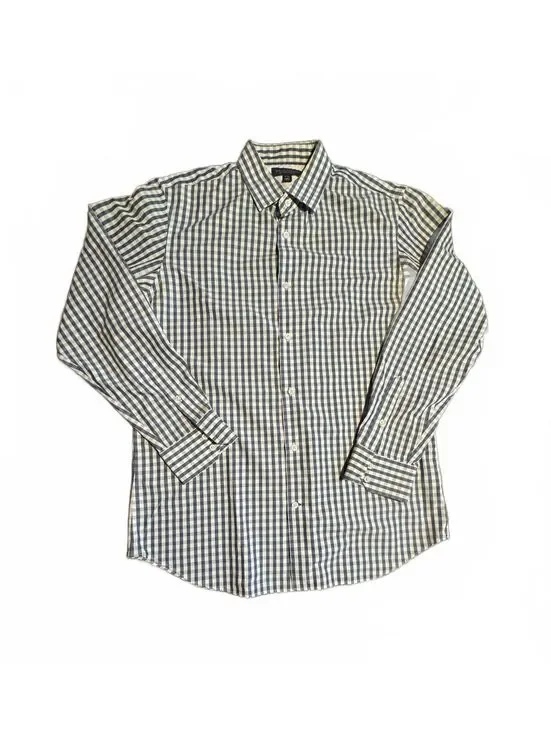 Cotton dress shirt, Banana Republic Non-Iron Slim (0011)