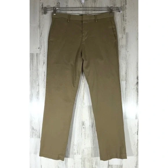 Banana Republic Rapid Movement Chino Pants 34x31 Khaki Tan Tailored Performance