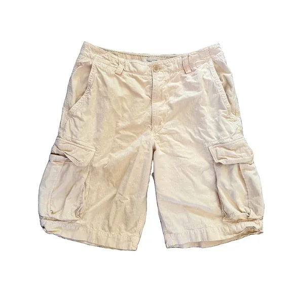 Banana Republic Shorts Mens 34 Khaki Cargo Pockets Hiking Utility Outdoor Y2K