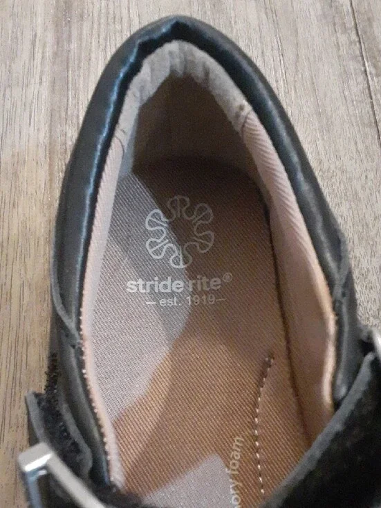 Stride Rite Black Mary Jane School Shoes