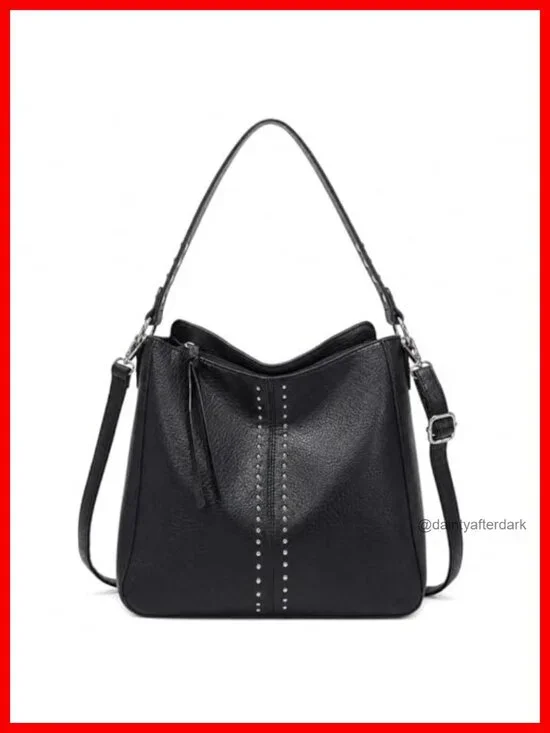 Women's Hobo Bag Crossbody Purse Shoulder Handbag PU Leather with Detachable