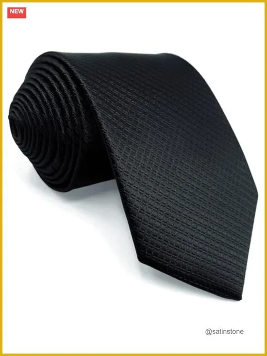 Men's Solid Color Extra Long Necktie Microfiber Wrinkle Resistant