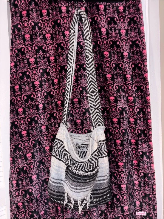 knitted Boho hobo