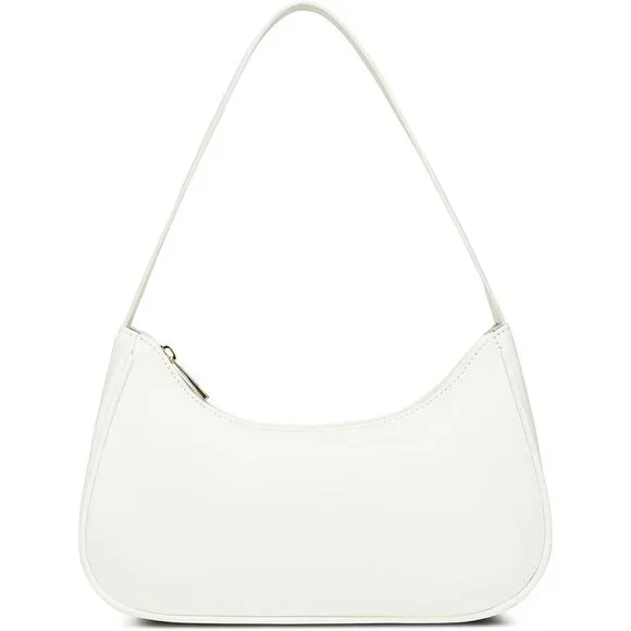 Vegan Leather Shoulder Bag Women Hobo Tote Purse Clutch Zipper Closure