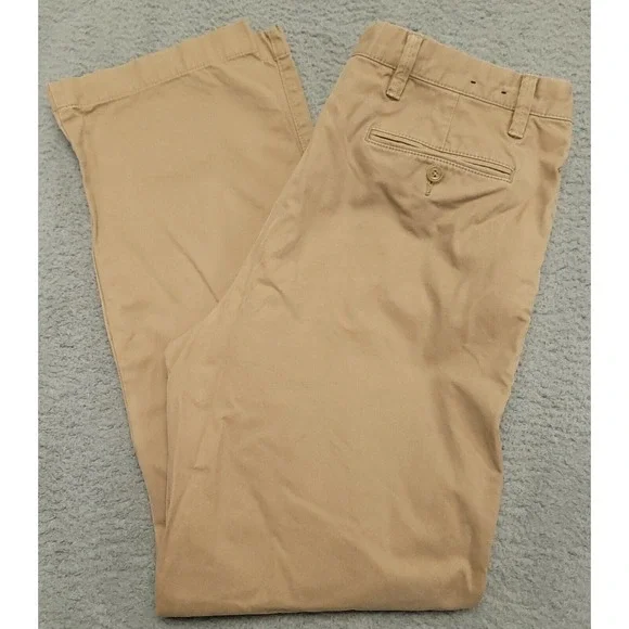 Banana Republic Slim‎ Fit Men's 36x34 (37x33) Pants Preppy Chino Khaki