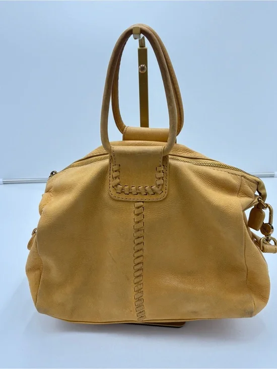 Hobo International Sheila Medium Honeycomb Yellow Leather Purse Crossbody Bag