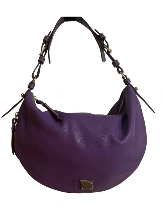 Dooney & Bourke Luna Purple Expandable Hobo Bag