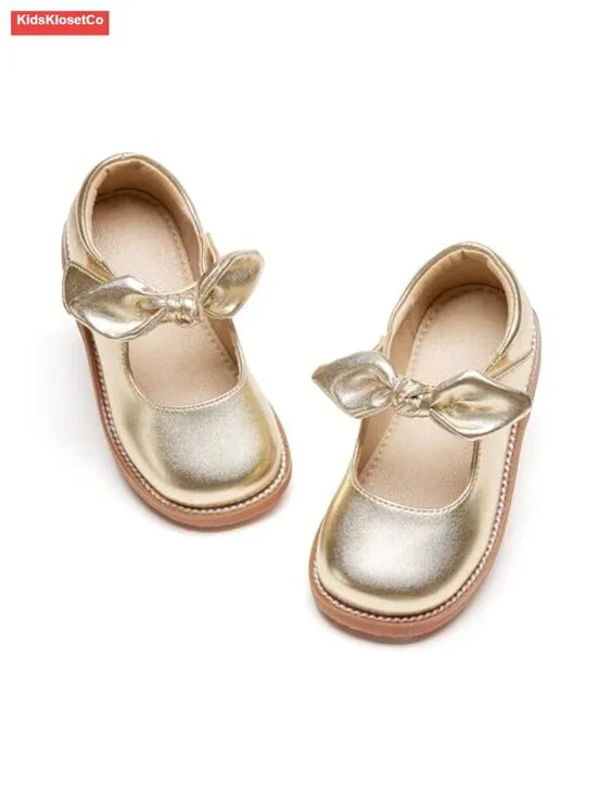 Toddler Girls Oxford Mary Jane Dress Shoes - Soft Microfiber, Wide Toe Box,