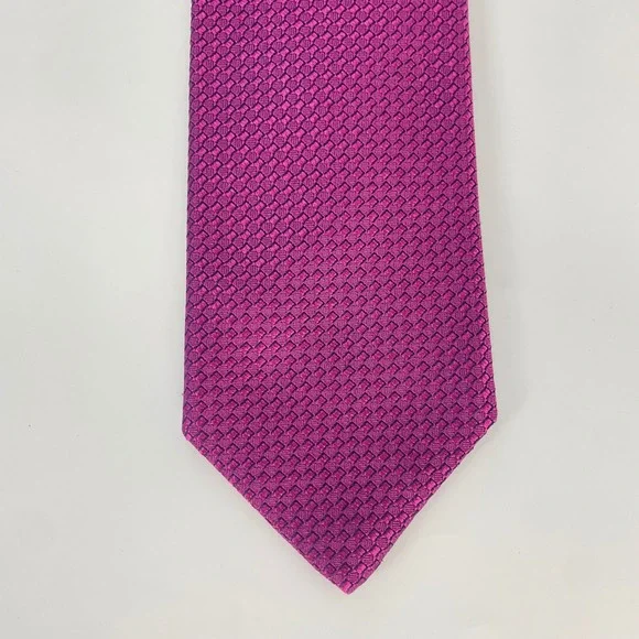 Robert Talbott Best of Class Necktie Magenta Purple Woven Silk Tie Formal Bright