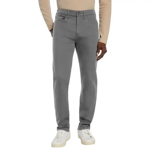 Banana Republic Men's 32X34 Gray Slim Fit Stretch 5 Pocket Pants i1757