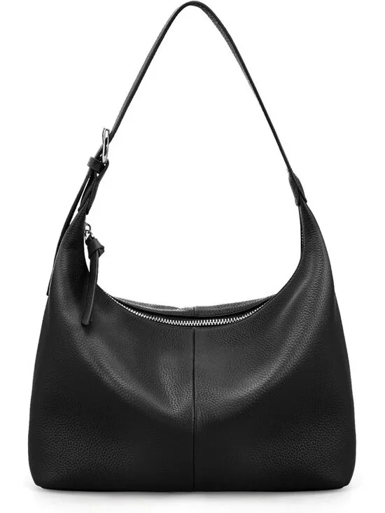 Trendy Slouchy Hobo Bag for Women | Ultra Lightweight Leather Shoulder Purse