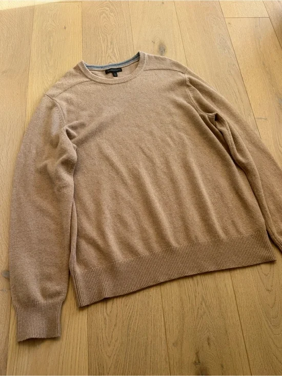 Banana Republic Merino Wool Men's Crewneck Sweater in Camel XLarge