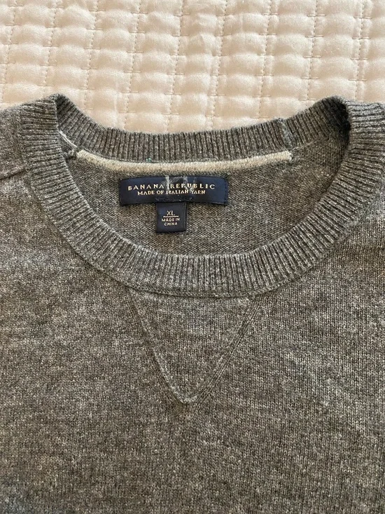 Banana Republic Men’s merino wool sweater Size XL