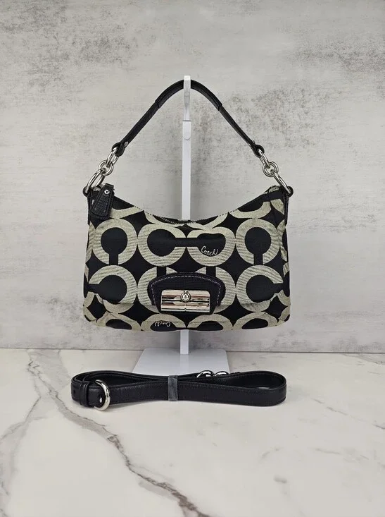 Coach OP Art Kristen Hobo Shoulder Bag
