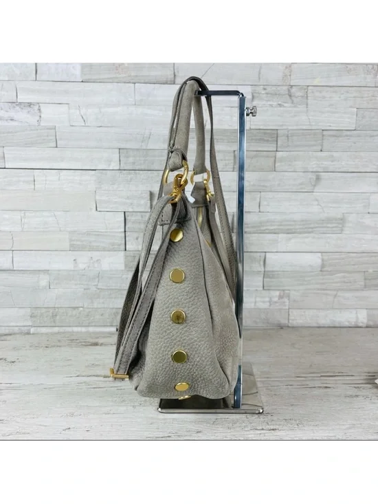 Hammett medium Becker handbag Pebbled Leather Hobo Bag with brushed gold