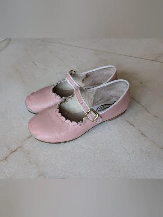 Zimmerman | Kids Pink Mary Jane Shoes with Buckle