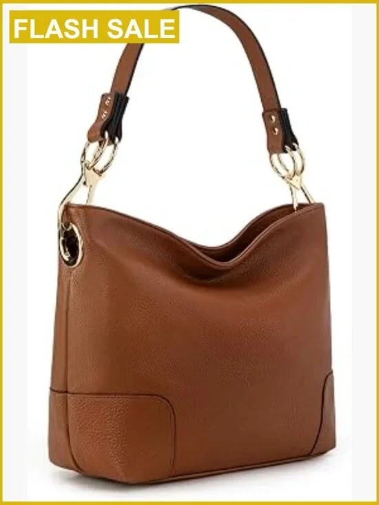 Hobo Bag Women Top Handle Satchel Shoulder Purse Spacious Faux Leather