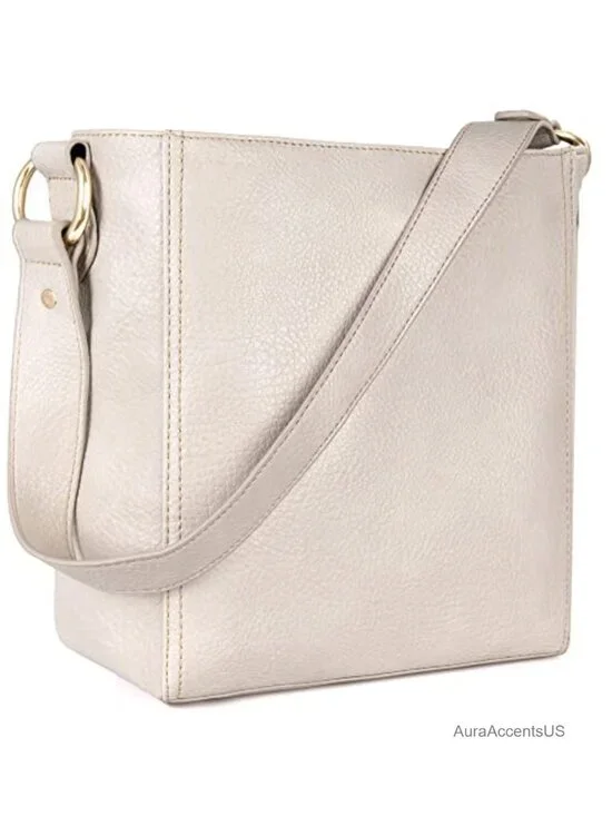 Vegan Leather Hobo Shoulder Bag Women's Handbag Soft Purse