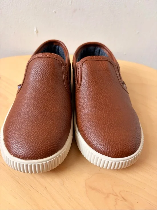 Carter's Brown Slip-On Dress Shoes for Kids