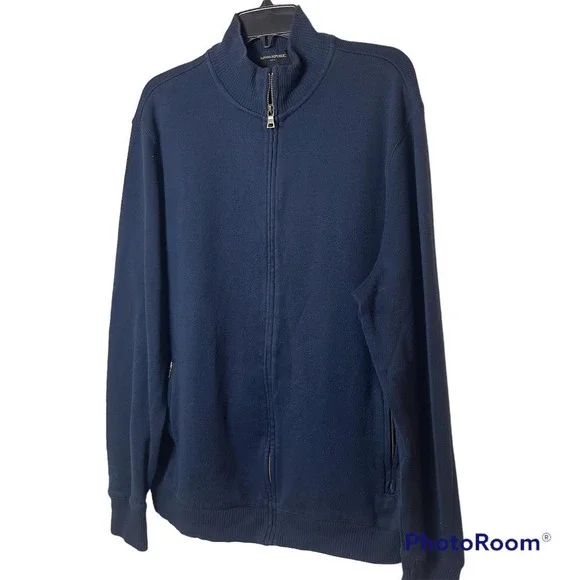 Banana Republic Men's !/4 Zipper Cotton Sweater Size XL