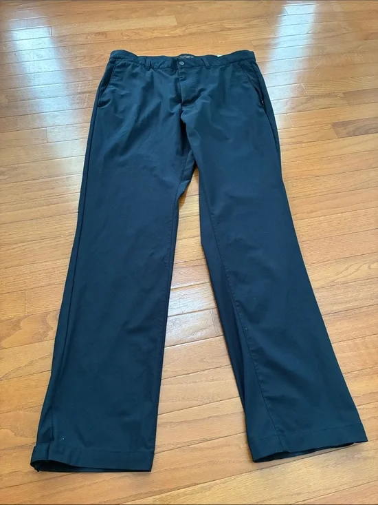 Men's Navy Banana Republic Performance Pants - Classic Straight Fit