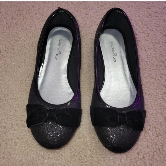 NEW sparkly black flats