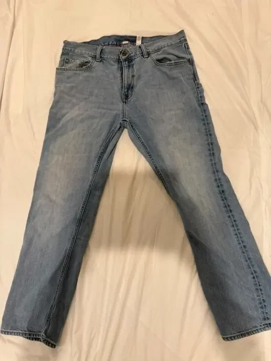 Banana Republic Jeans Men's 33x30 Straight Faded Cotton Denim Y2K Vintage