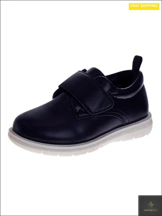 Toddler Boys Oxford Loafer Dress Shoes Hook & Loop Closure