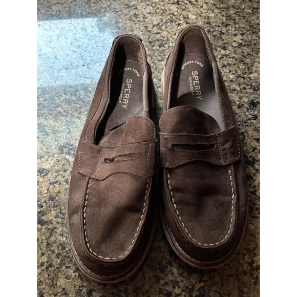 Sperry Top-Sider Capstan Boys Brown Penny Loafer Shoes SCK262040 Size 6.5M