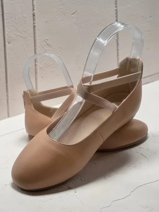 Kiderence Size 2 Pink Ankle Flats
