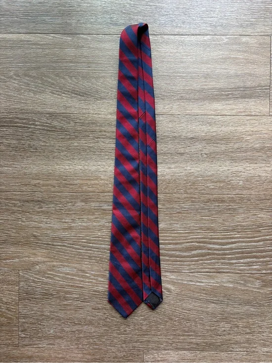 Brooks Brothers Kids Striped Red and Navy Men's Tie