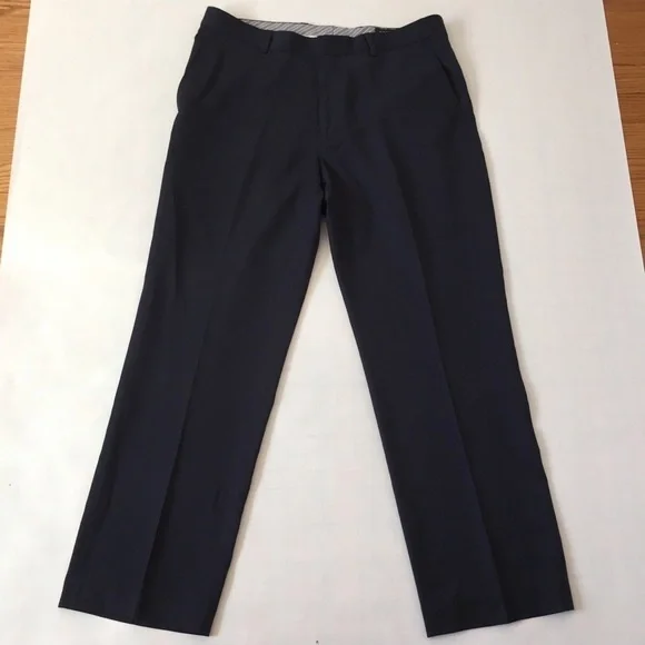 BANANA REPUBLIC Tailored Fit  Wool Blend Navy Blue