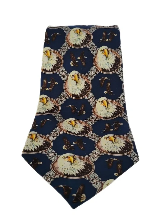 Eagle Neckwear Silk Novelty Tie  Patriotic American Fourth of July 58