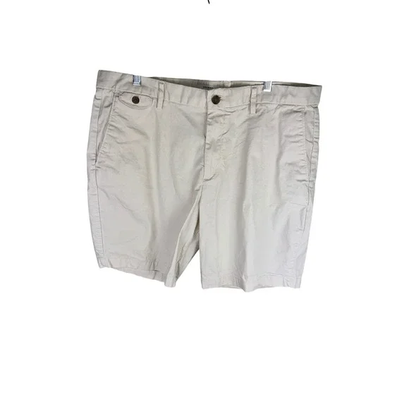Banana Republic Lived-In Shorts Mens 38 Transition Cream Chino