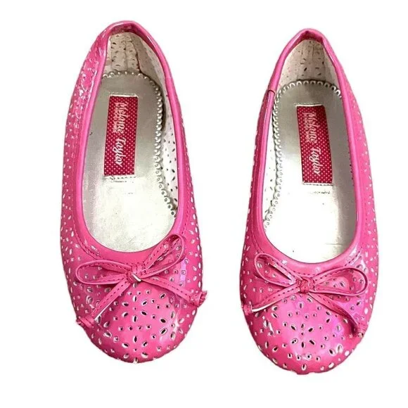Melanie Taylor by Rachel Bright Pink Flats Youth 12