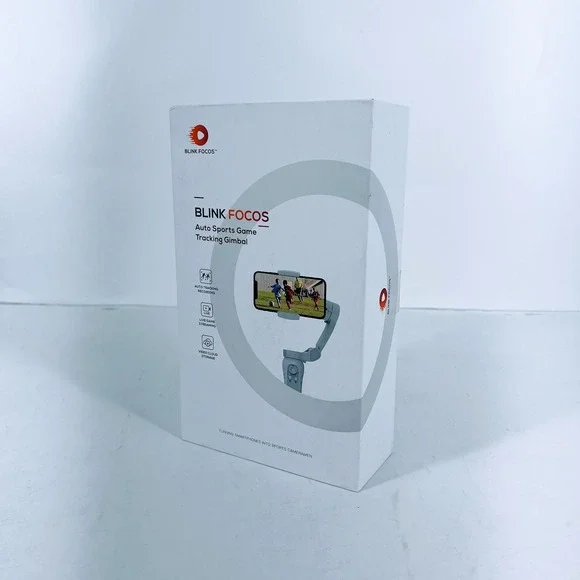Blink Focos Auto Sports Game‎ Tracking Gimbal Smartphone Stabilizer White NEW