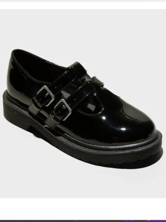 art class™ Black Kids' Eden Mary Jane Flats - Size 5