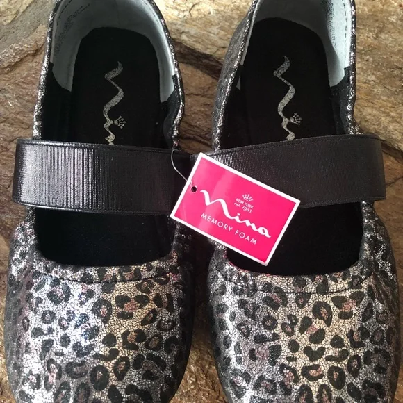 Nina girls ballet flats casual shoes girl size2