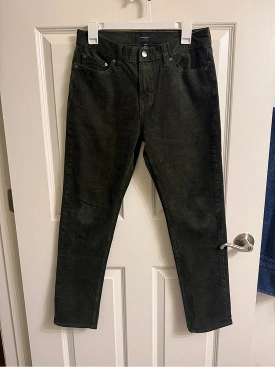 Banana Republic Men's Olive Green Corduroy Pants
