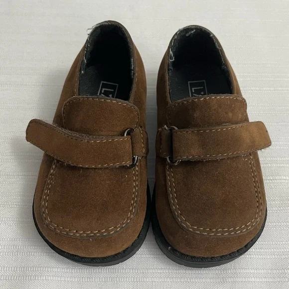 Lamour Velcro Brown Baby Shoes 3-6 Months