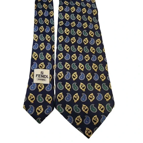FENDI Silk Tie Made in ITALY‎