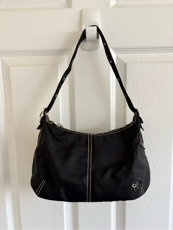 Nina Black Hobo Bag