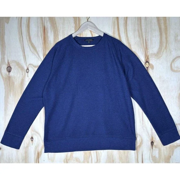 Banana Republic Sweater Mens XL Blue Long Sleeve Crew Neck Knit Pullover Casual