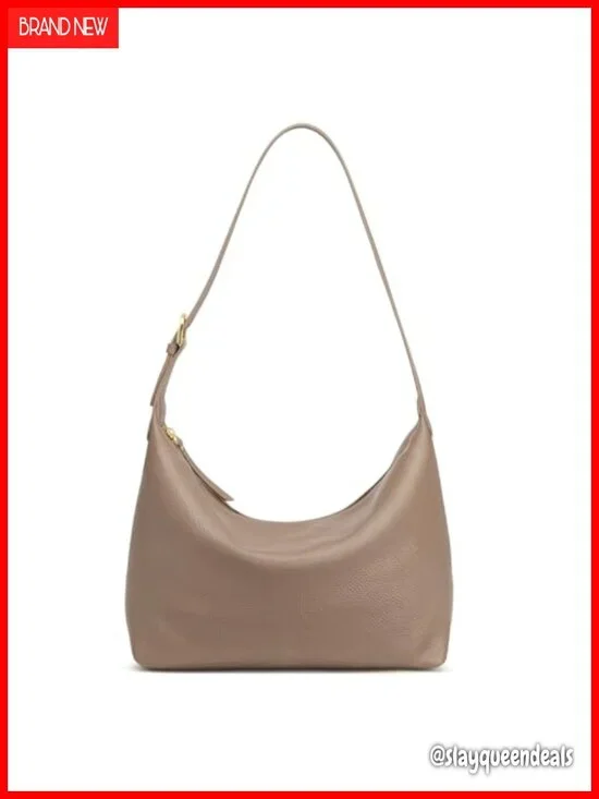 Genuine Leather Hobo Bag Crossbody Purse Medium Shoulder Handbag Work Travel