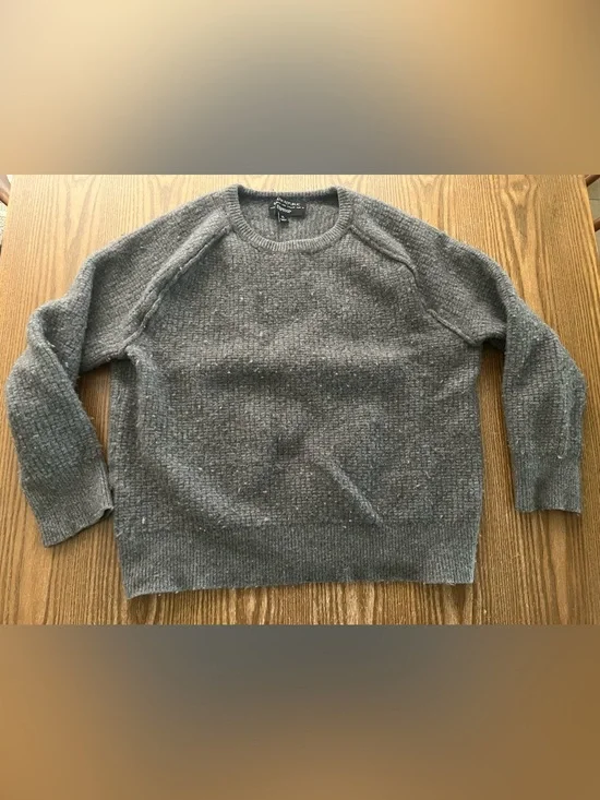Banana Republic Flipucci Men's Gray merino wool Crewneck Sweater