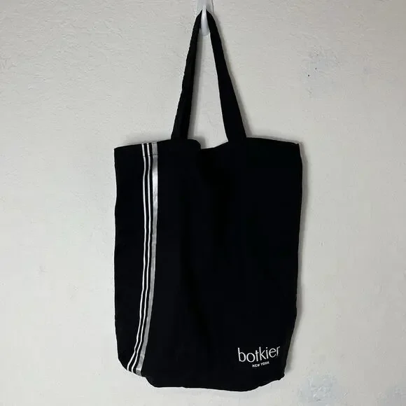 Botkier New York Cotton Bag shoulder shopping bag black and white