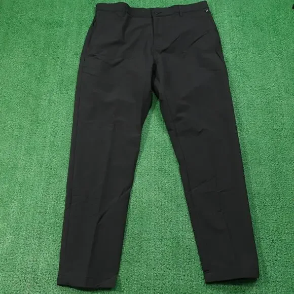 New!‎ Banana Republic Tech Pants Mens 38x32 Black Lightweight Polyester