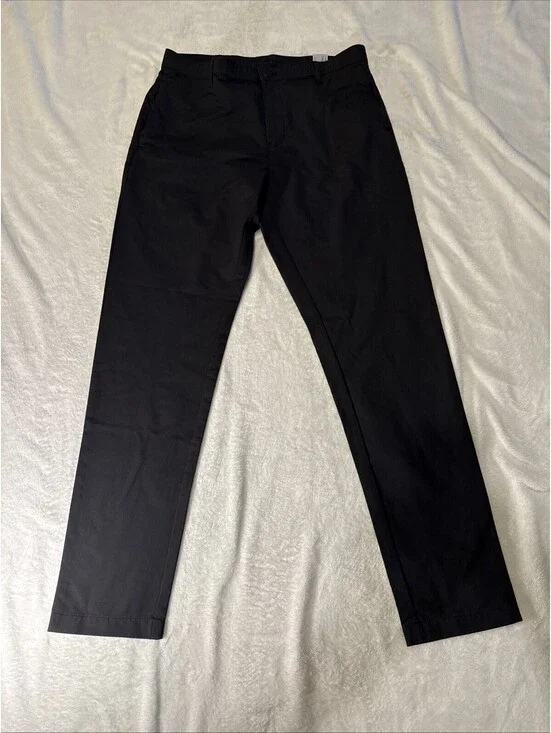 Banana Republic Emerson Athletic Fit Stretch Chino Gray Pants Mens 36x34 (2038)