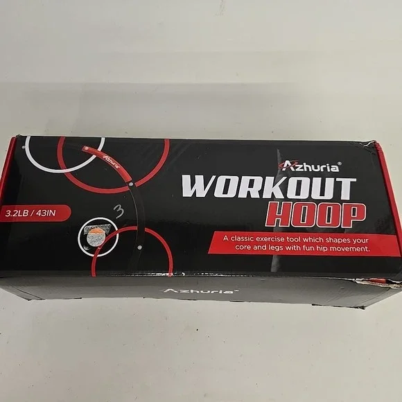 Workout Hoop Plus Size Abdominal Exercisers 43 In.‎ W Carry Bag By Azhuria Open